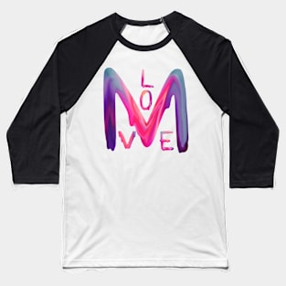 LOVE Design Baseball T-Shirt